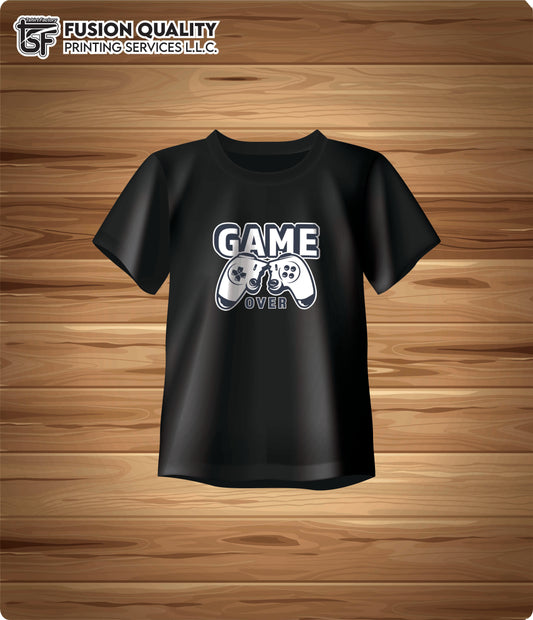 GAME OVER Premium Tshirt Design