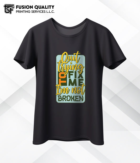 I'M NOT BROKEN Premium Tshirt Design