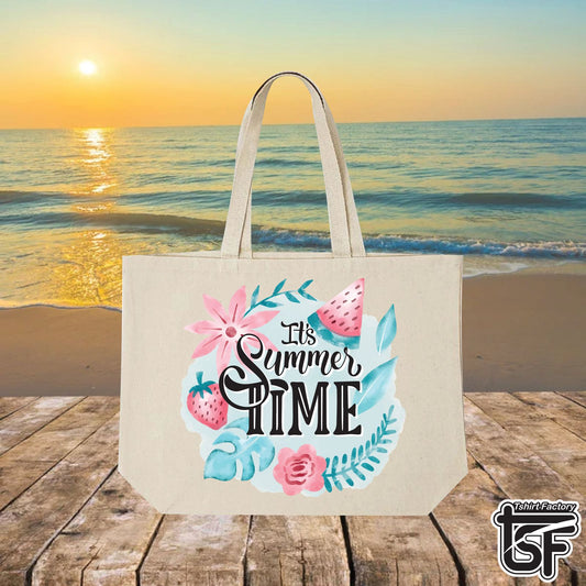 It's Summer Time Tote Bag Design