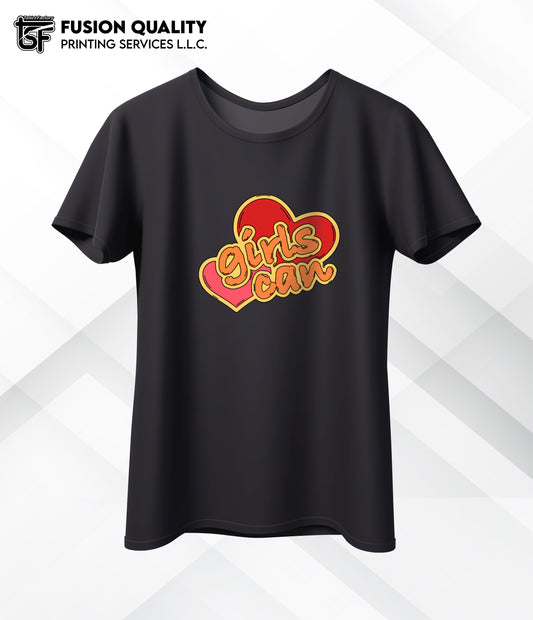 GIRLS CAN Premium Tshirt Design