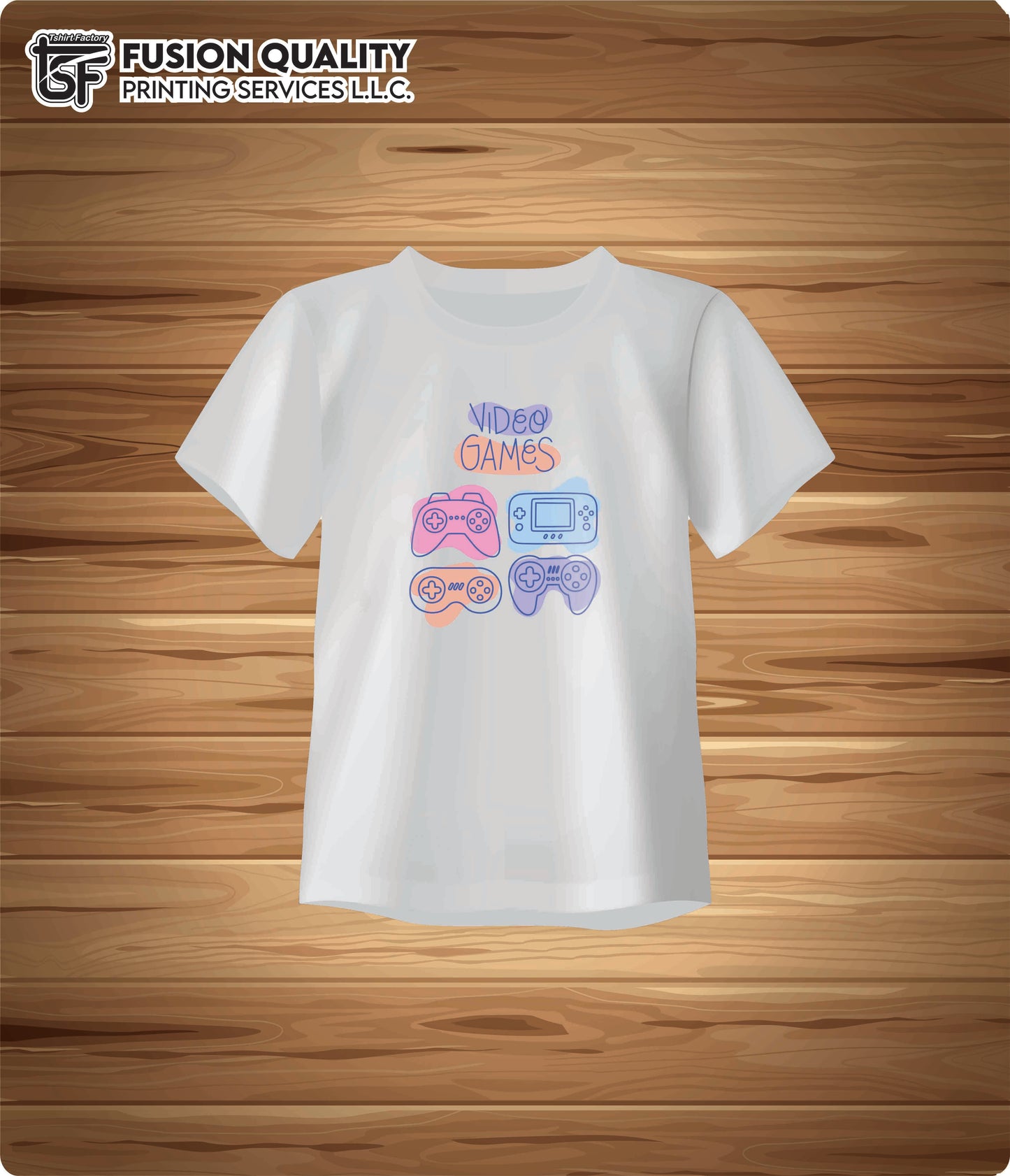 VIDEO GAMES Premium Tshirt Design