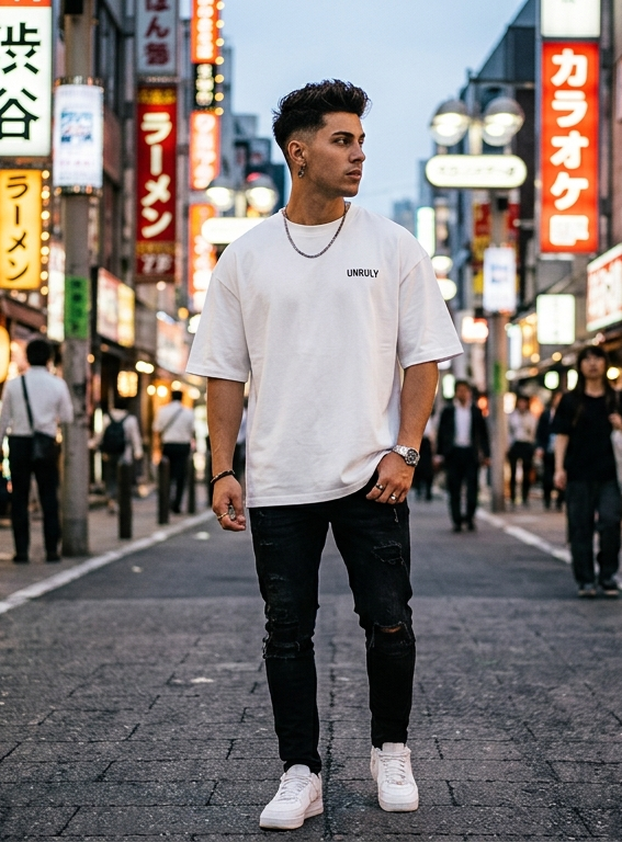 OVERSIZED SHORT SLEEVE HEAVY TSHIRT